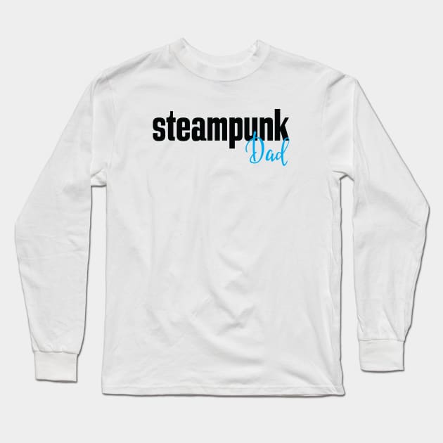 Steampunk Dad Long Sleeve T-Shirt by ProjectX23 Orange